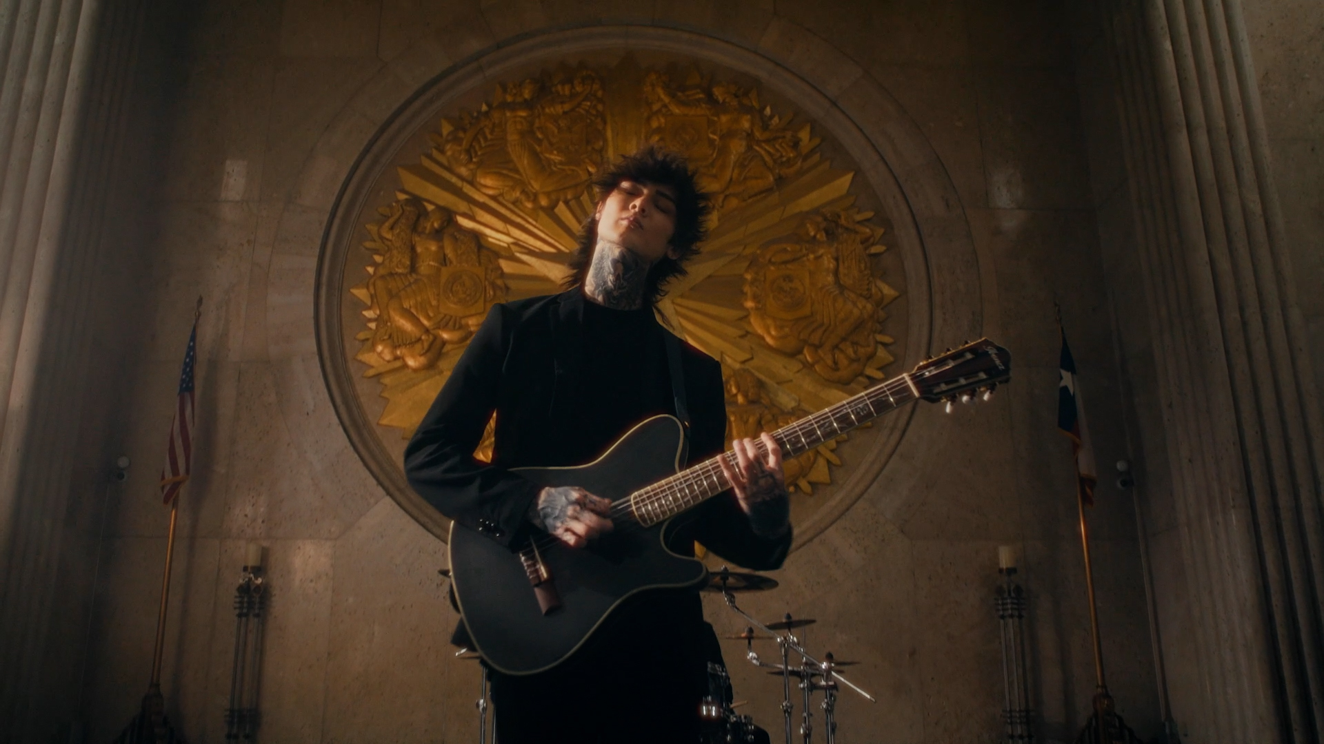 Tim Henson plays on signature Ibanez guitar in music video for Polyphia